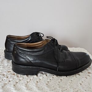 Venturini Black Leather Italian Dress Shoes Sz 10